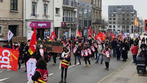 REPORTAGE. Grève du 27 janvier à Vannes : « On a envie de mieux car notre société mérite mieux »