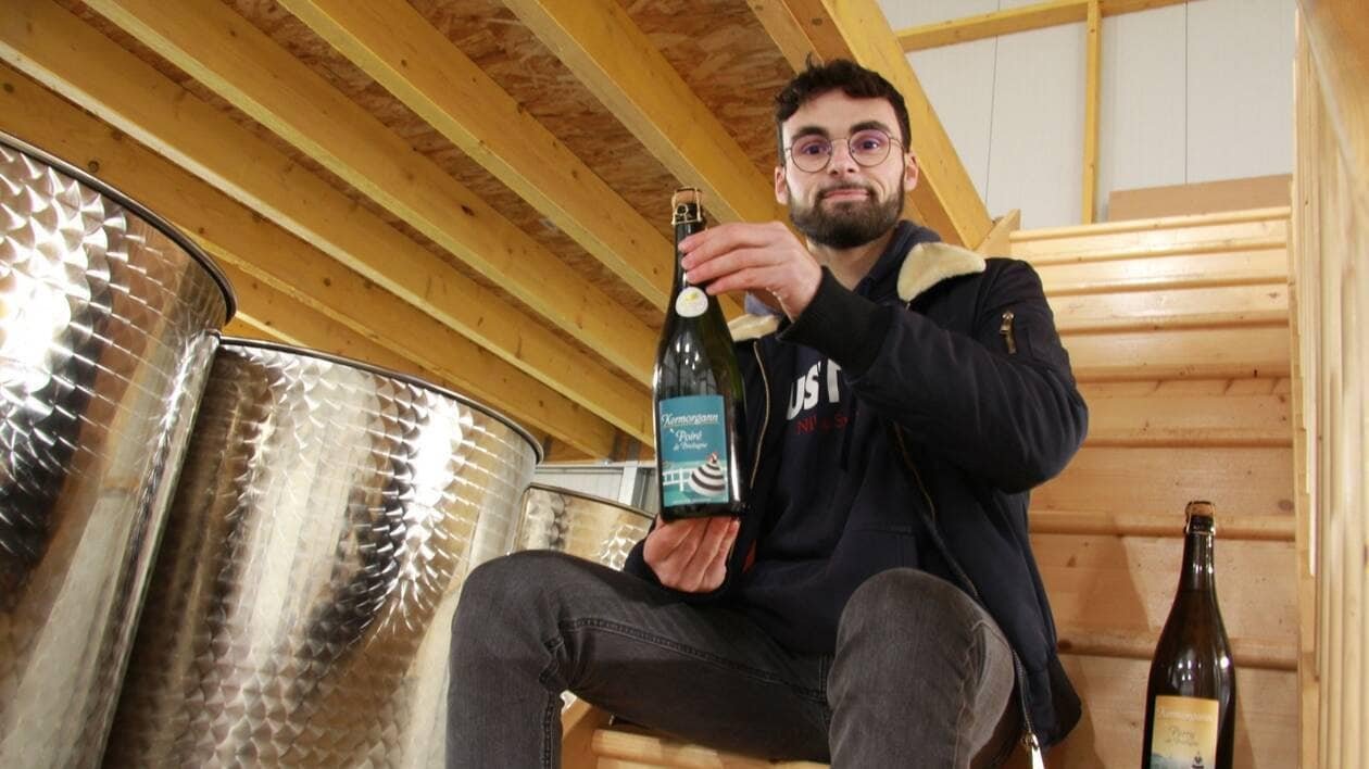 « Il a souligné la richesse aromatique » : leur poiré produit en Bretagne a séduit Emmanuel Macron