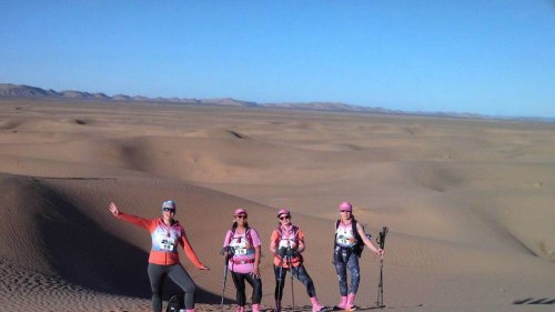 L’équipe « Attrek-moi si tu peux » a marché dans le Sahara marocain