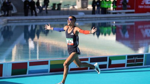 Marathon de Valence. Premier Français, Mehdi Frère marque les esprits et se place pour les JO