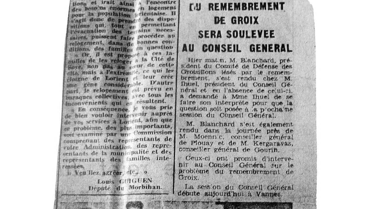 A Groix, appel à témoignages sur le remembrement pour une émission de radio