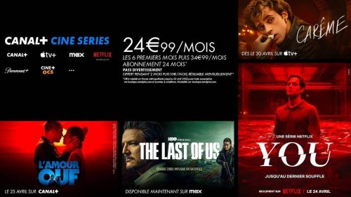 L’offre CANAL+ CINE SERIES* : vivez le meilleur des films et séries