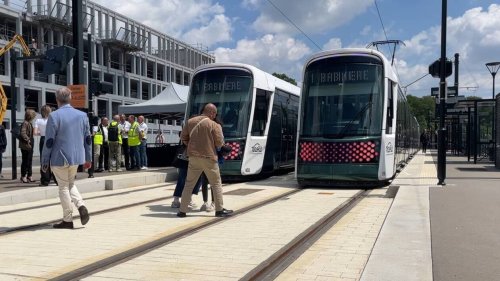 Le tramway franchit l’Erdre entre Nantes et La Chapelle-sur-Erdre, un « moment historique »