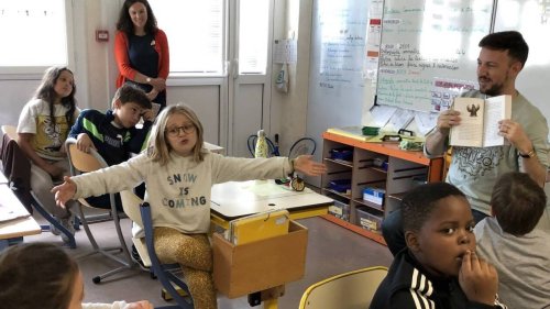 Faites lire ! au Mans. Les élèves à la rencontre des auteurs du Prix Dimoitou