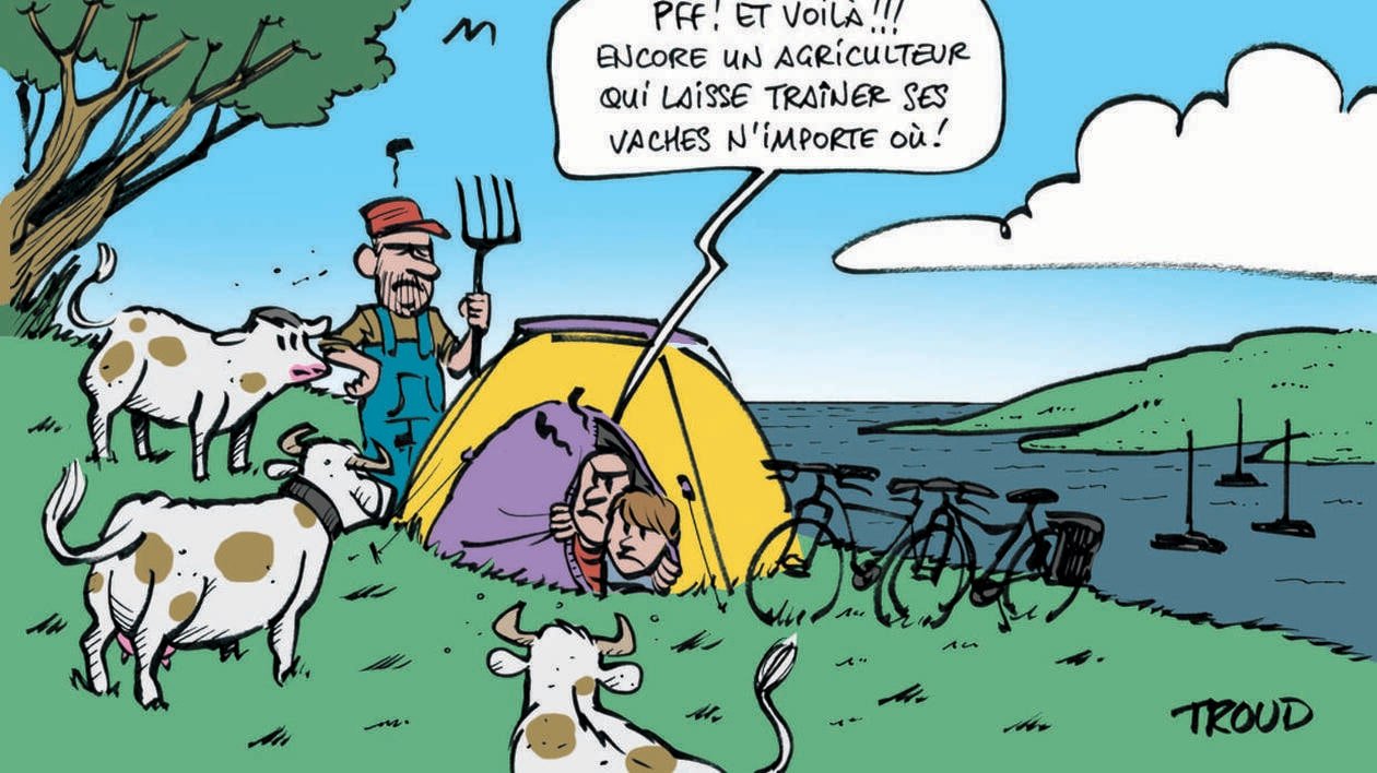 « Les gens traversent nos champs » : à Vannes, tourisme et agriculture se disputent les terres