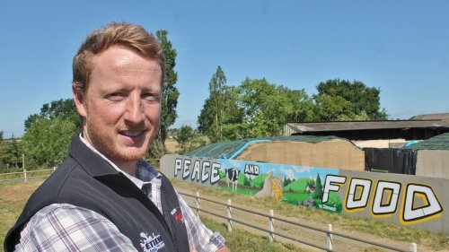 « Peace and food » : en Sarthe, après l’intrusion d’animalistes, l’éleveur répond avec une fresque