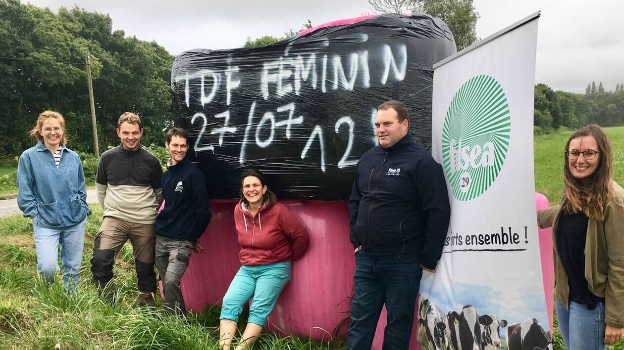 Tour de France Femmes : à Cast, une fresque géante sera animée par agriculteurs et bénévoles