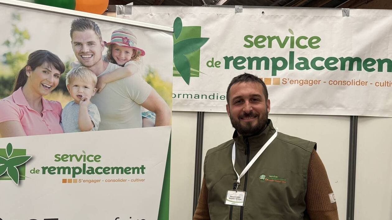 Édouard Jarry dirige le service de remplacement de l’Orne, « l’assurance humaine des agriculteurs »