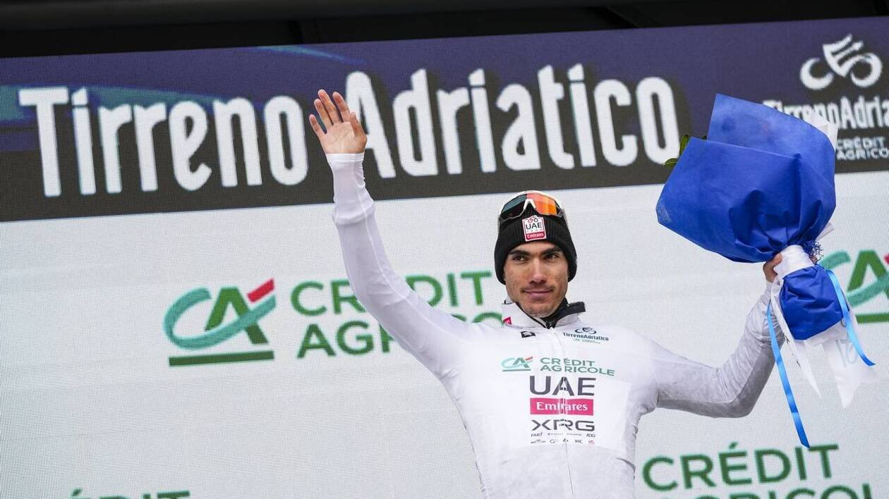 Tirreno-Adriatico. Le classement général après la 6e étape, remportée par Juan Ayuso