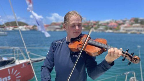 Voile. « J’aimerais jouer au festival interceltique » : elle est skipper et violoniste à haut niveau