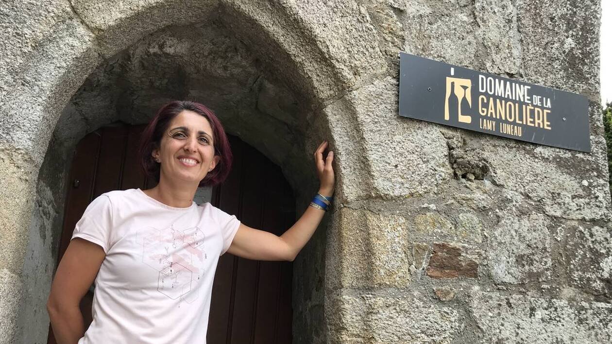 Leslie balade le public dans le vignoble de Nantes