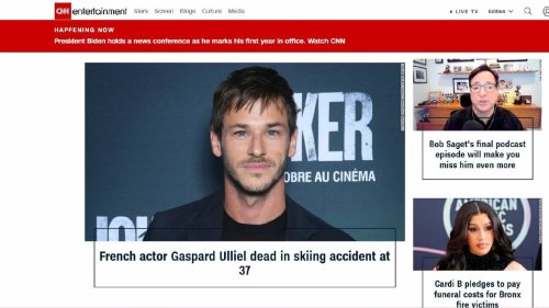 Mort de Gaspard Ulliel. Les médias américains évoquent un acteur « élégant et talentueux »