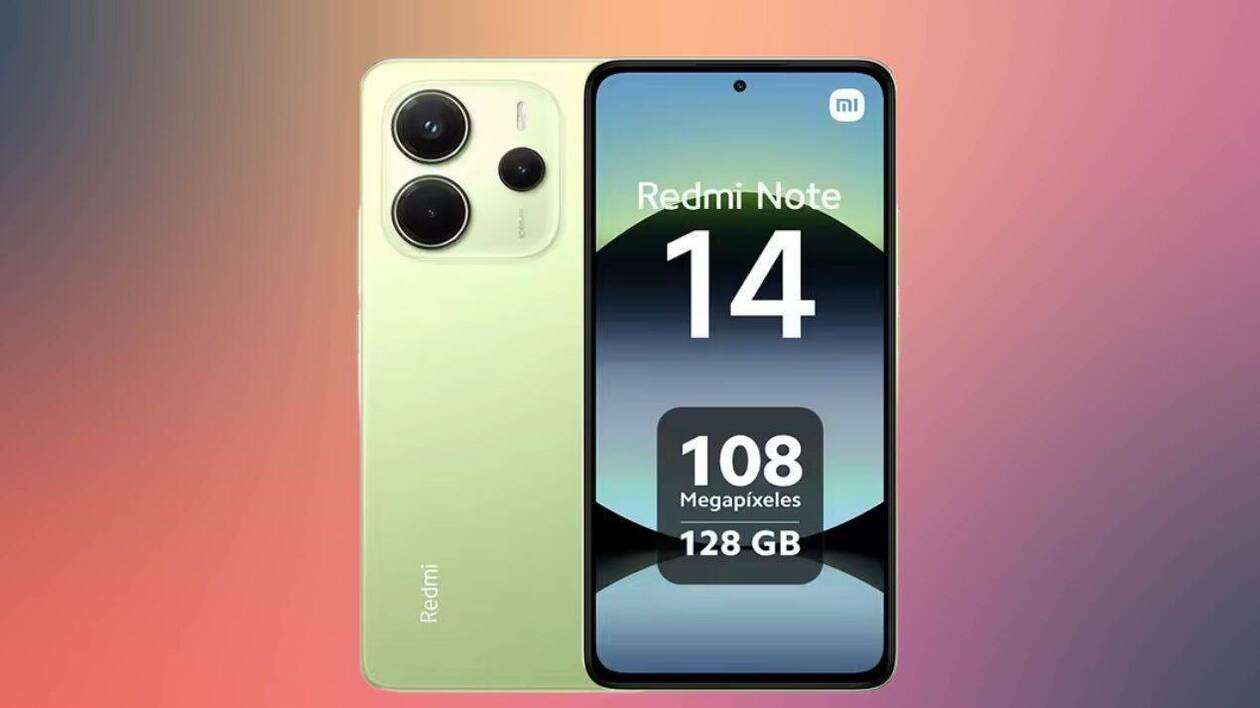 Le Xiaomi Redmi Note 14 avec son capteur photo de 108MP est à moins de 130 euros