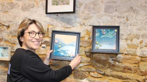 Oursins et coraux sublimés : Karima Karpiez expose son univers marin à Quimper