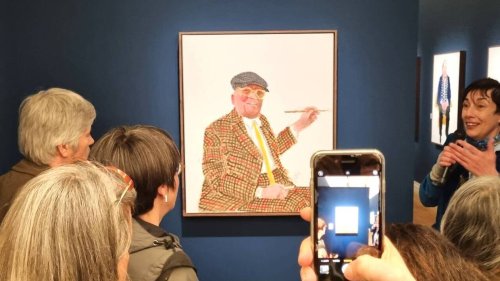 David Hockney a inauguré la 5e édition du festival Normandie Impressionniste à Rouen