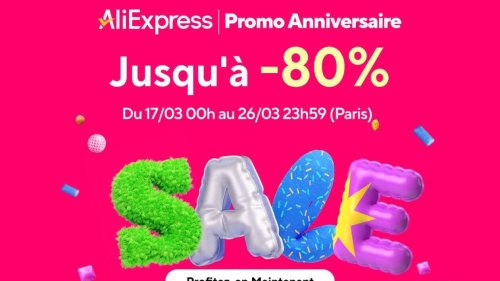 Ils débarquent ce lundi : jusqu’à -80 % de remise folle sur ce top 10 des super offres AliExpress