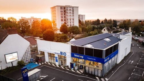 Marché de printemps au Biocoop Fréquence bio avenue Henry-Chéron, à Caen