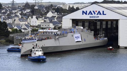 Cinq choses à savoir sur la nouvelle frégate mise à l’eau à Naval Group à Lorient