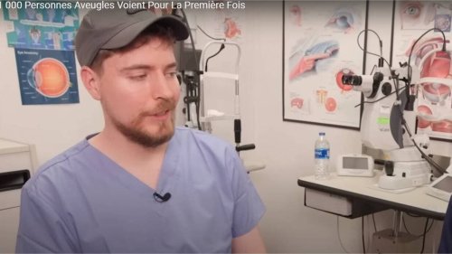 Grâce au youtubeur MrBeast, plus de 1 000 malvoyants pourront recouvrer la vue