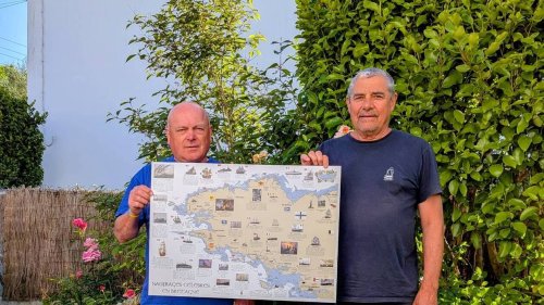 Ces passionnés ont édité une carte des naufrages célèbres en Bretagne