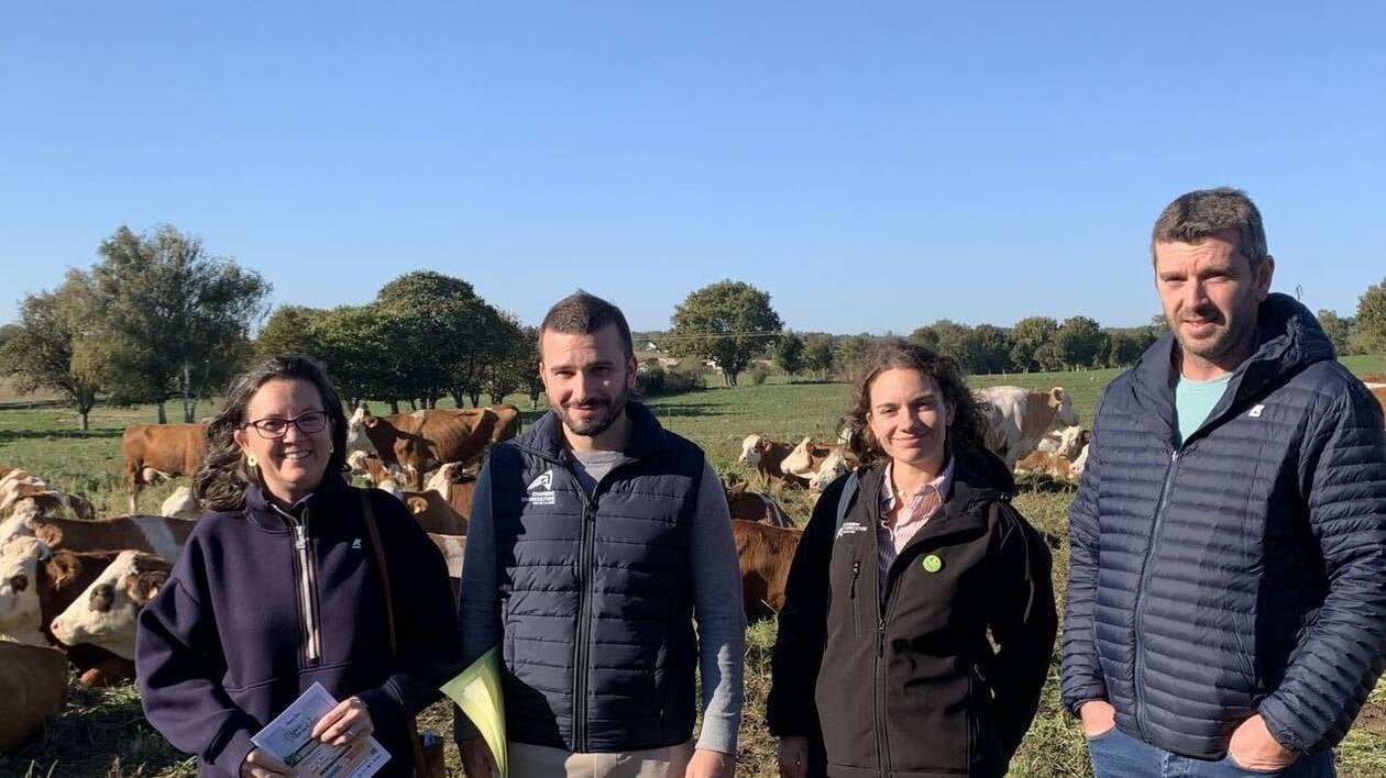Matthieu Cadeau ouvre les portes de sa ferme au Bourg-d’Iré
