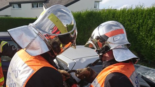 Collision entre une voiture et un scooter à Avranches : deux blessés