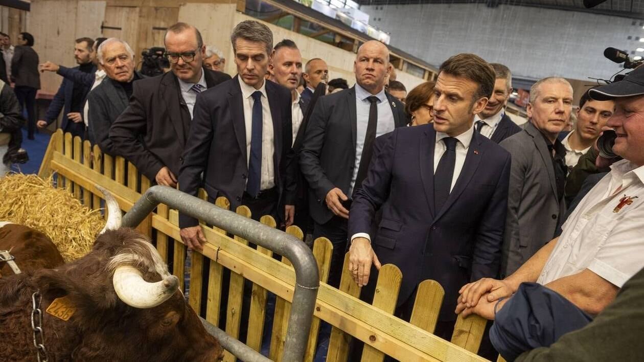 REPORTAGE. Au Salon de l’agriculture, une inauguration bien plus apaisée pour Emmanuel Macron