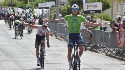 Cyclisme - La Route Vendéenne à Fontenay-le-Comte. Corentin Hermenault à deux secondes du leader