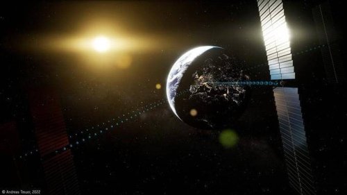 Comment des centrales solaires spatiales pourraient alimenter la Terre en énergie - Edition du soir Ouest-France - 30/11/2022