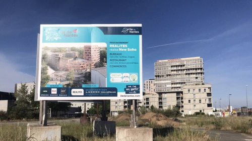Les trois nouveaux immeubles phare de l’île de Nantes tardent à sortir de terre