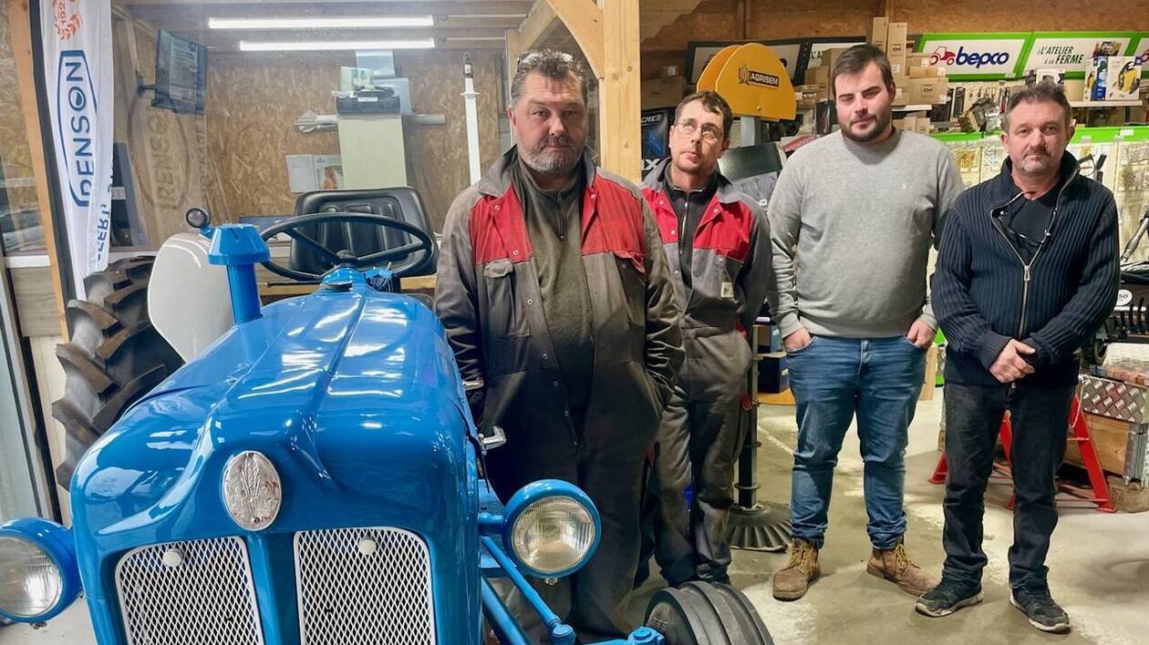 À Guichen, l’Atelier à la ferme entretient les tracteurs depuis 40 ans