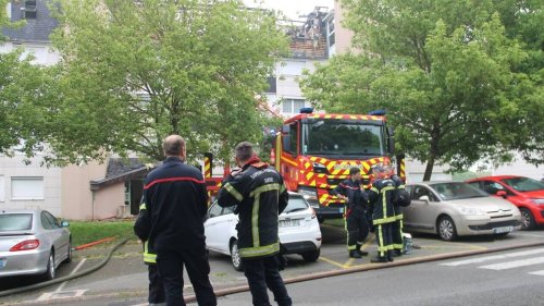 « Levez-vous, il y a le feu ! » : en pleine nuit, un incendie ravage un immeuble, près du Mans