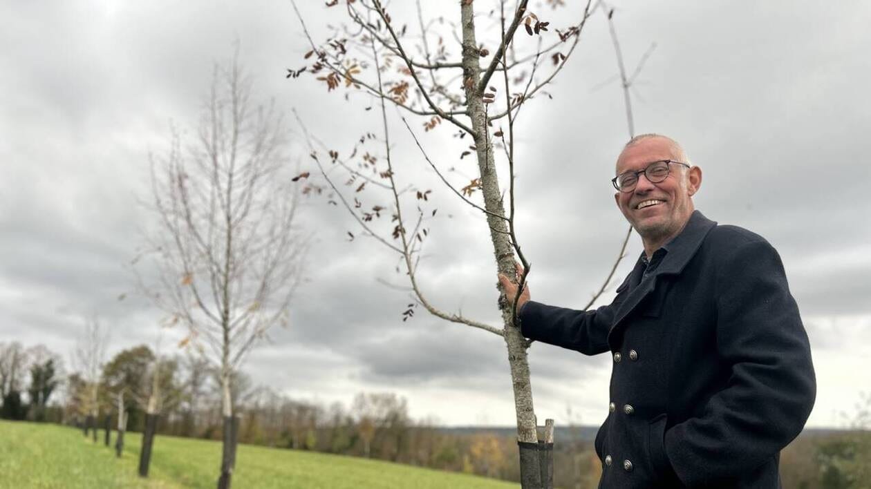 Il plante des arbres au milieu des champs : le « superpouvoir » de l’agroforesterie