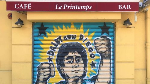 Nantes. Diego Maradona est chez lui, boulevard Dalby