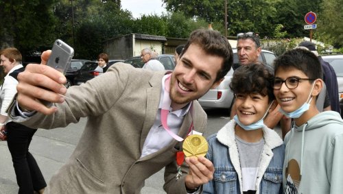 EN IMAGES. Jeux paralympiques : le retour en or de Dorian Foulon dans le Morbihan