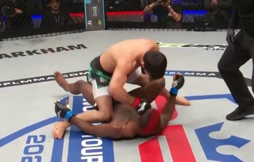 Regardez Gadzhi Rabadanov claquer un KO terrifiant au sol au vétéran de l’UFC Marc Diakiese en 32 secondes.