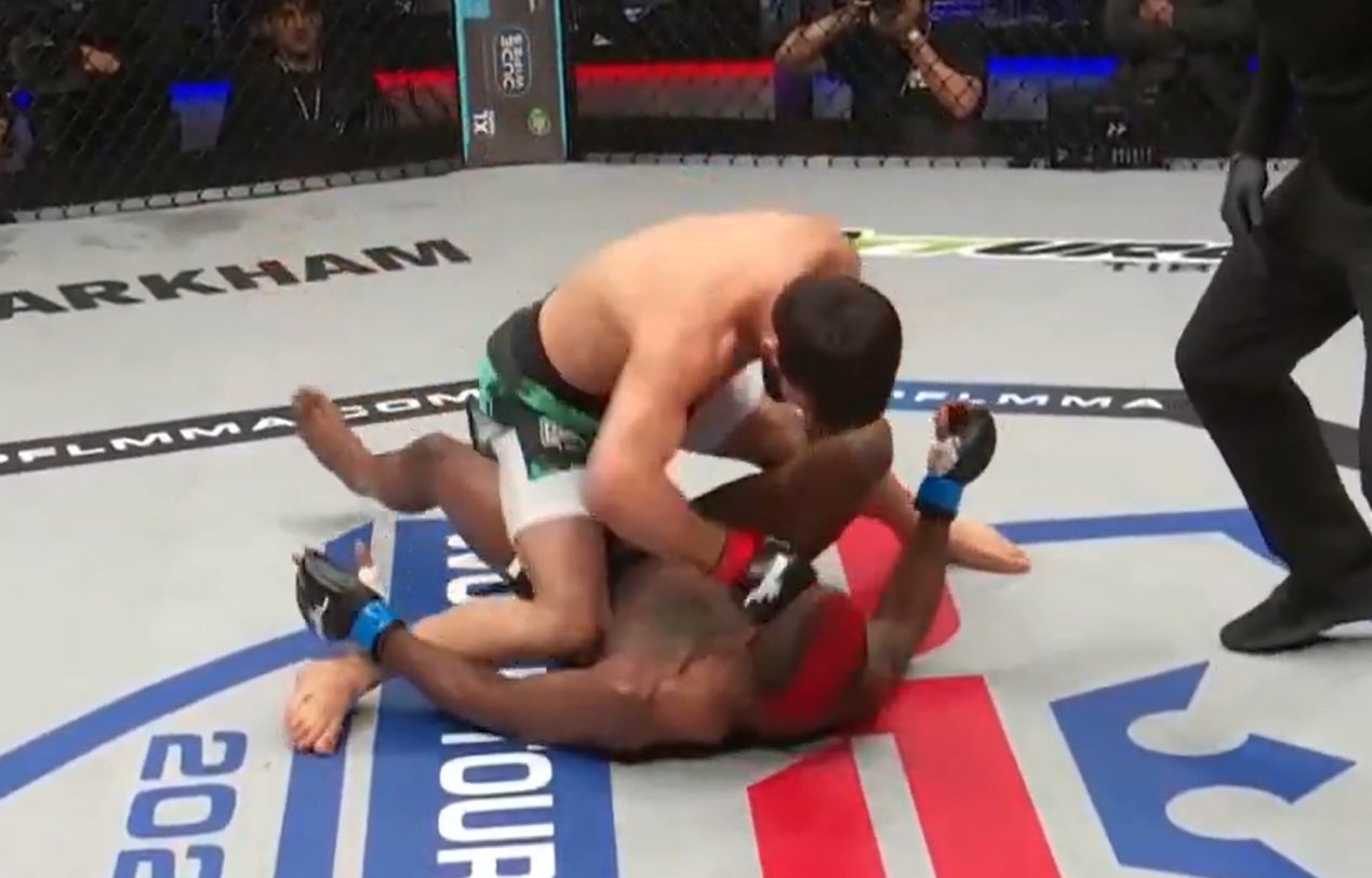 Regardez Gadzhi Rabadanov claquer un KO terrifiant au sol au vétéran de l’UFC Marc Diakiese en 32 secondes.