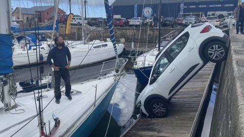 « Un sacré bruit » : une voiture chute dans ce port des Côtes-d’Armor