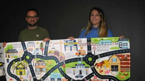 Ce couple breton a créé un tapis de jeux pour enfants, nouvelle génération, fait en France
