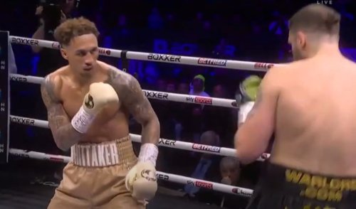 Replay : Ben Whittaker stoppe Liam Cameron au round 2 sur une avalanche de coup