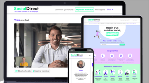 Social direct digitalise les consultations avec des assistants sociaux      - Agence API