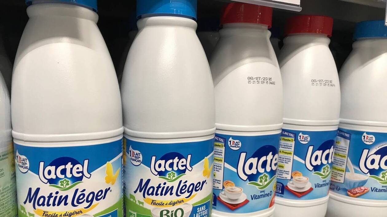 Nouvelle baisse des ventes pour Lactel, de plus en plus concurrencée par les marques de distributeur