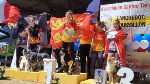 Un 3e titre de championne de France d’agility junior pour Nola Cullier, licenciée au club de Lisieux