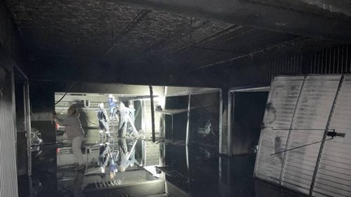 Voitures noircies, courant coupé... L’incendie en sous-sol, cité Gardin à Caen, a fait des dégâts