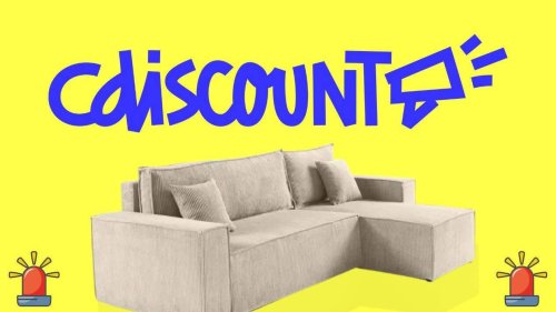 En voilà trois : jusqu’à -43 % sur les canapés les plus vendus chez Cdiscount ce week-end