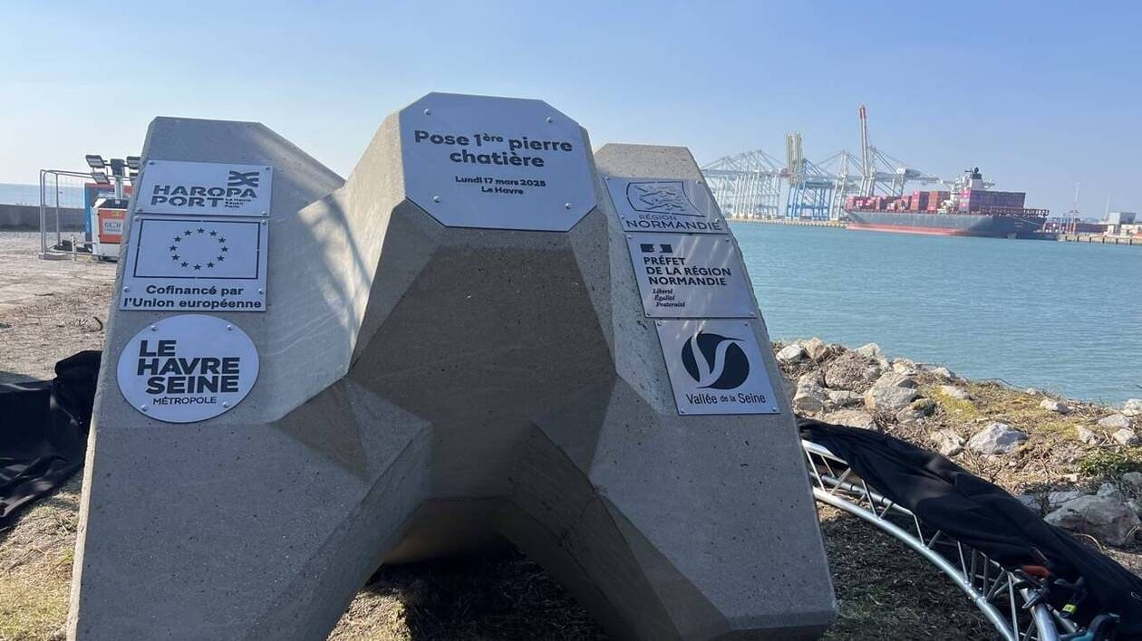 Port du Havre : le chantier de la chatière a commencé, après vingt ans d’attente