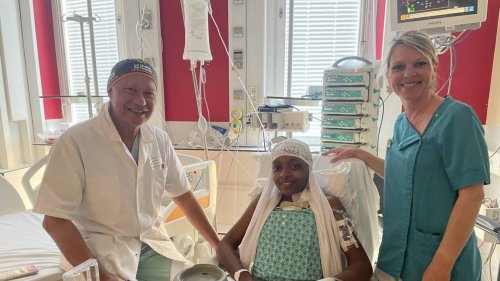 Grâce à la Chaîne de l’espoir, cette jeune Comorienne a pu être sauvée au CHU de Caen