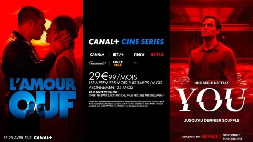 L’amour Ouf, You saison 5 et plus encore : découvrez du cinéma avec CANAL+ CINE SERIES*