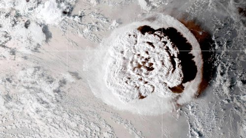 Éruption du volcan des îles Tonga. Des variations de pression atmosphérique enregistrées en Isère