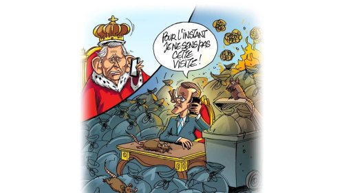 Le dessin de Chaunu : l’annulation de la visite de Charles III en France